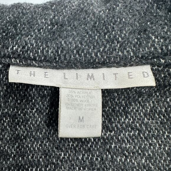 Vintage Y2K The Limited Wool Blend Coat Alpine Scandi Maritime Theme Size M - Picture 12 of 16